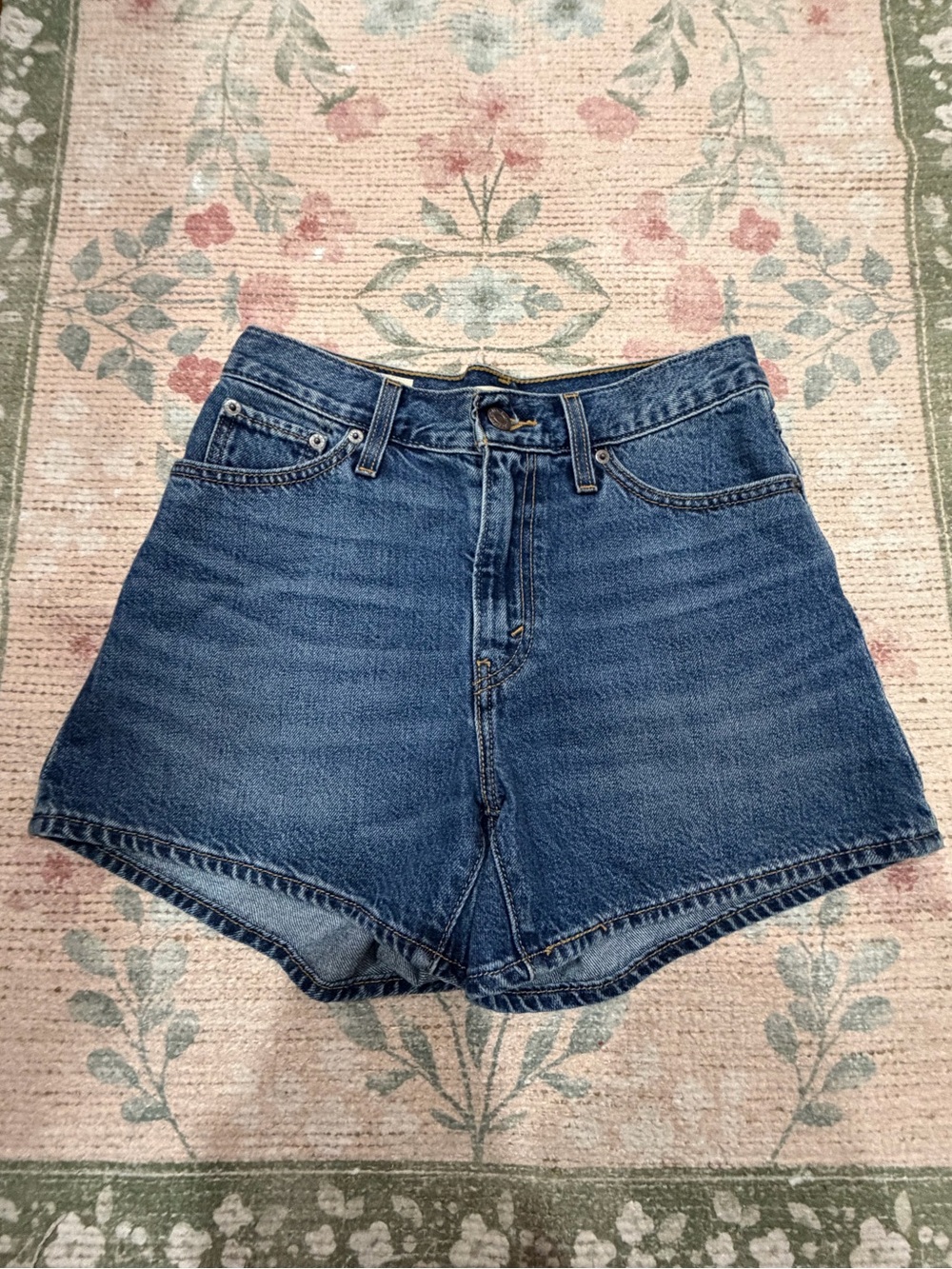Levi's Vintage Blue High-Rise Denim Shorts